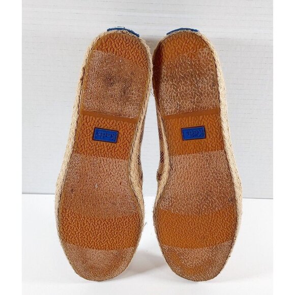 Keds Women Size 10 Brown Espadrilles Fabric Shoes Wf46409m - Picture 7 of 8